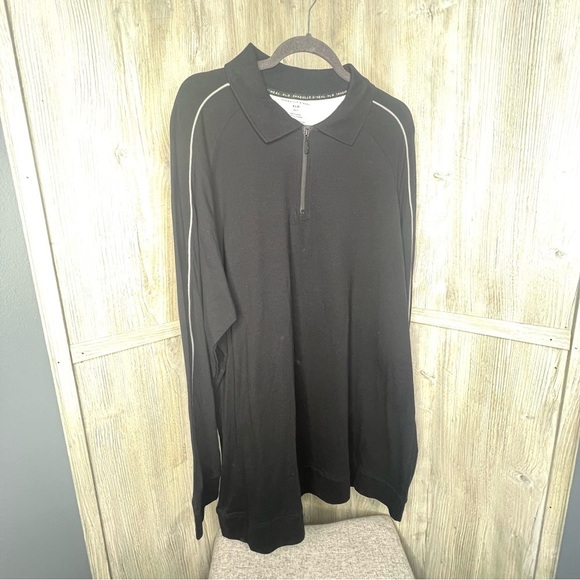 Shaquille O’Neal Long Sleeve Zip Polo - Picture 1 of 5